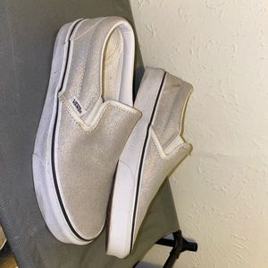 Slip on glitter/holographic vans